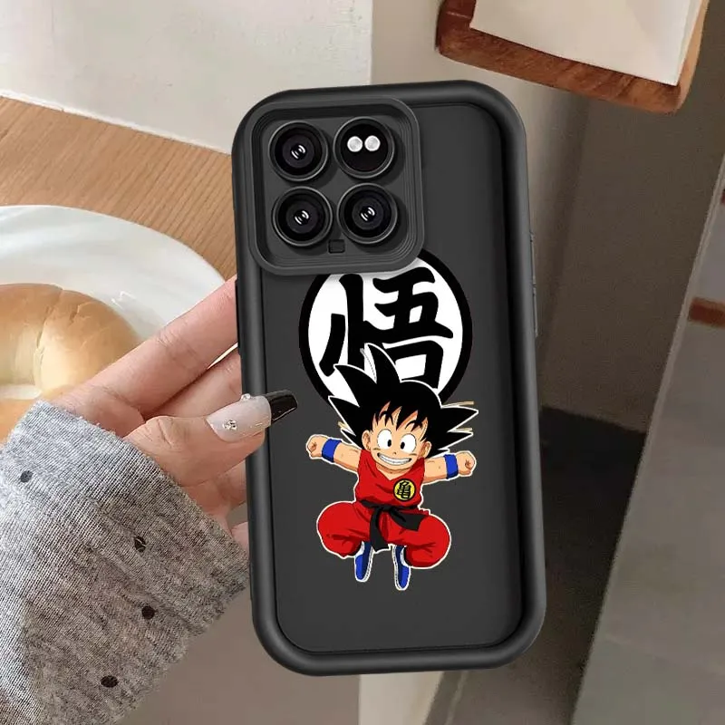 D-Dragon Ball dibujos animados Goku para Xiaomi Mi 17 15 14 13 12 14T 13T Pro Max Lite ojo escalera funda de teléfono - imagen 3