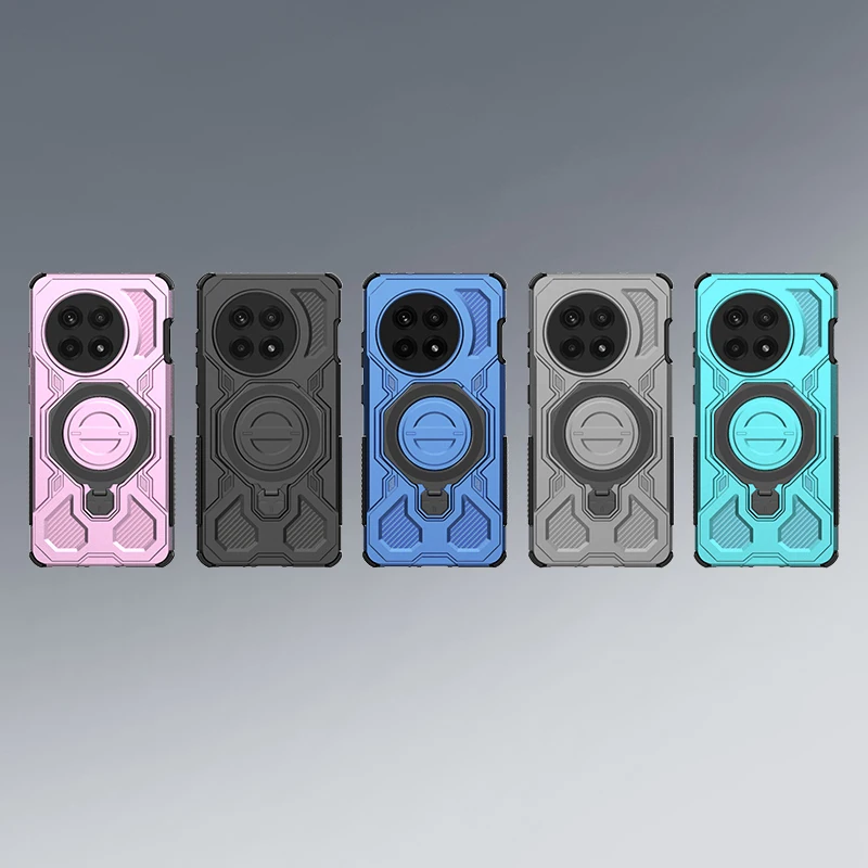 Para Oneplus 13 funda Oneplus 13 Capas nueva a prueba de golpes parachoques trasero atracción anillo de adsorción soporte Fundas Oneplus 13 - imagen 2