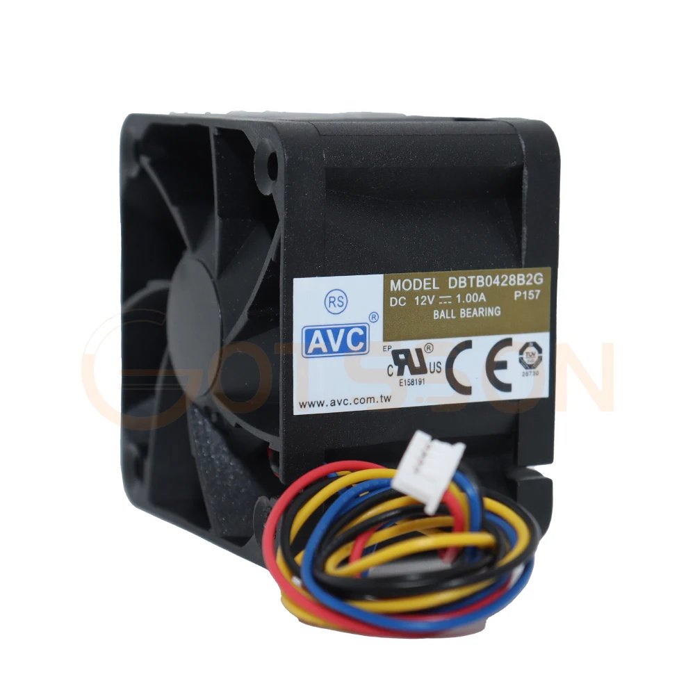 Servidor de volumen de aire súper grande, ventilador de 4 cables, AVC 4028, 4CM, 12V, 1.00A, DBTB0428B2G, nuevo - imagen 2