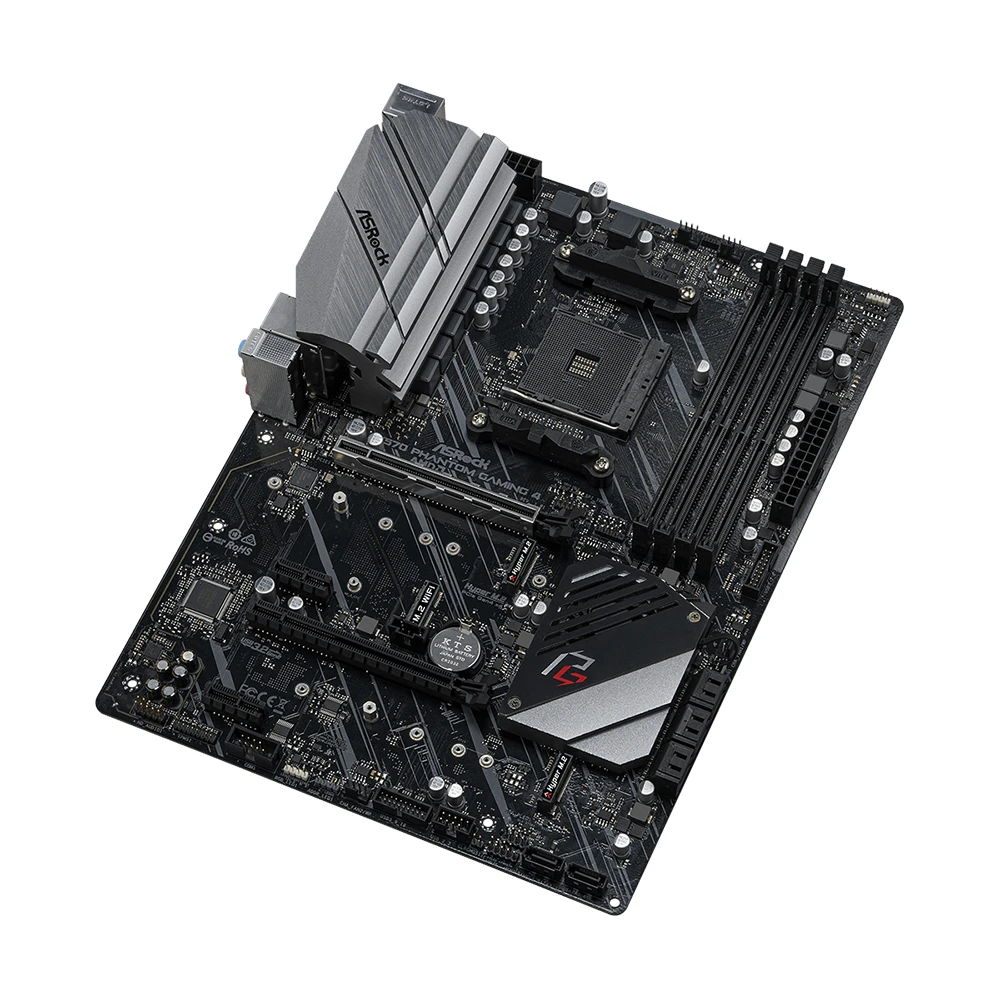 Placa base ASRock X570 Phantom Gaming 4 AM4 Socket DDR4 4066+ (OC) NVME M.2 PCIe 4,0 compatible con CPU Ryzen 5 5600 5600G R7 5700X3D - imagen 4