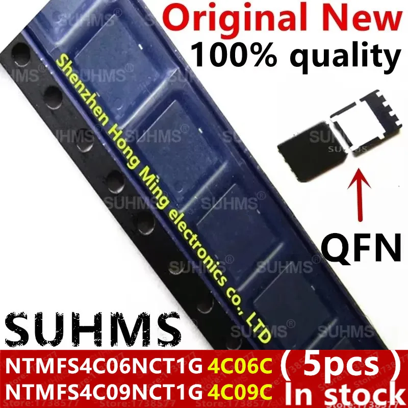 (5 piezas) 100% nuevo NTMFS4C06NCT1G NTMFS4C09NCT1G NTMFS4C06NC NTMFS4C09NC NTMFS4C06C NTMFS4C09C 4C06C 4C09C QFN-8