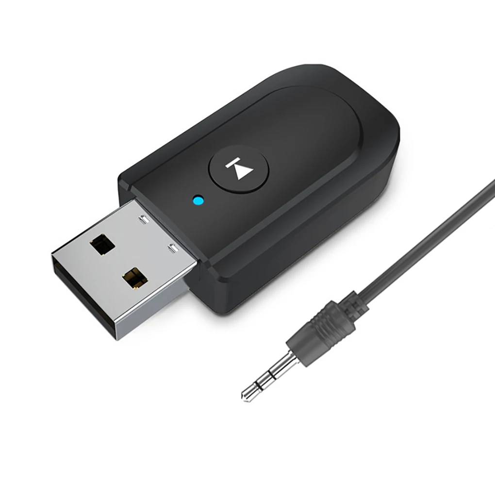 Receptor de Audio automático, transmisor indicador LED, adaptador de ordenador portátil