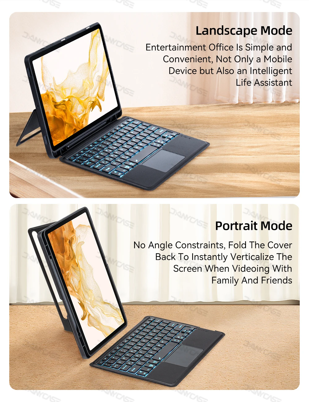 Una computadora portátil con una pantalla que muestra fondo amarillo