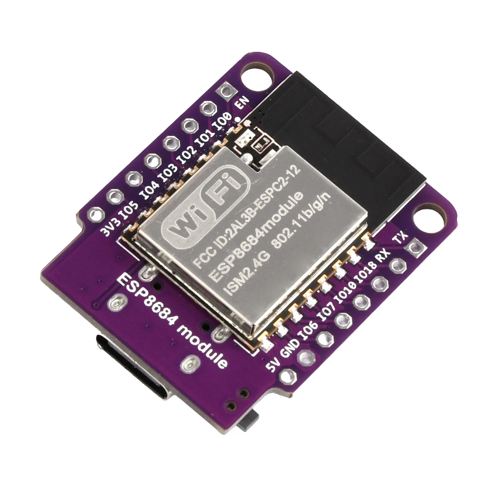 Módulo de placa de desarrollo para Arduino, Mini ESP8684, ESP32, ESP32-C2, ESPC2-12, DevKit Serial, WIFI + Bluetooth, ESP8684 - imagen 3