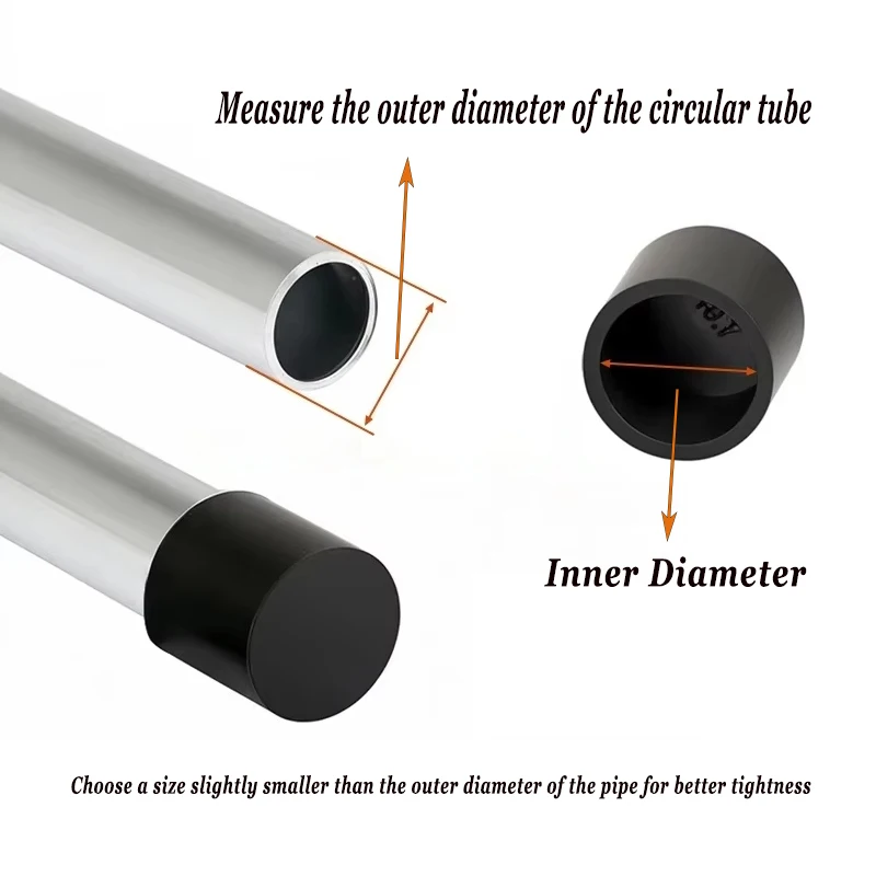 6/10 Uds 3mm ~ 29,7mm cubierta de cabeza plana de silicona negra resistente al calor tapa protectora sellada a prueba de polvo tapa Circular anticolisión - imagen 2