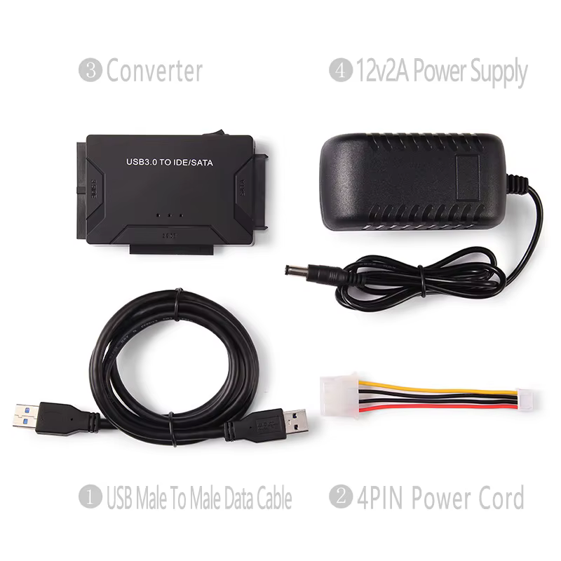 UTHAI E01 Adaptador USB 3.0 a SATA/IDE para HDD y SSD - universal - imagen 5