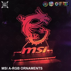 MSI Gaming Figure A-RGB – Panel Acrílico LED Iluminación PC