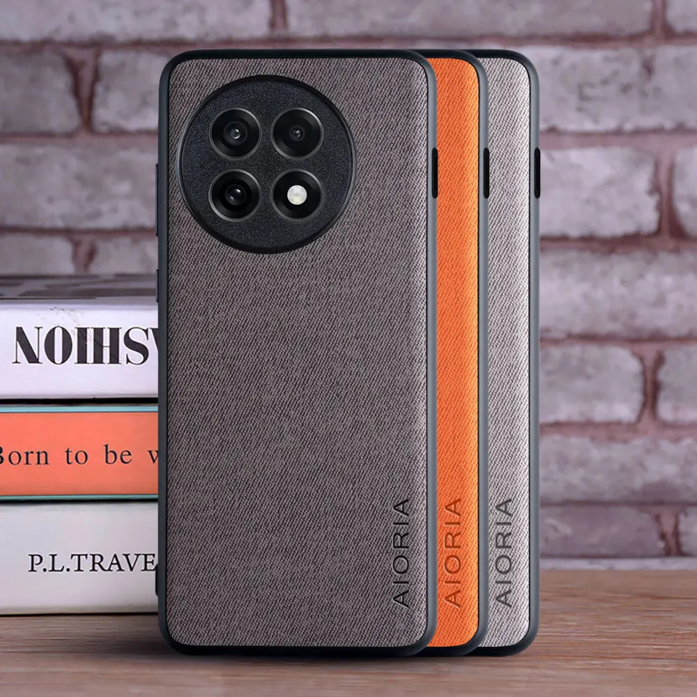 Funda para Oneplus 13R funda suave TPU Master textil duro cuero moda teléfono cubierta Coqua para oneplus 13R funda capa