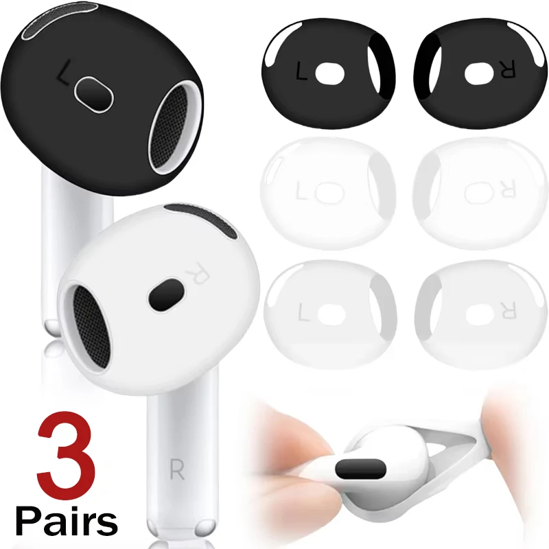 Para AirPods 4 almohadillas de silicona suave auriculares funda protectora antideslizante para Apple 2024 AirPods 4th Gen funda para auriculares piel