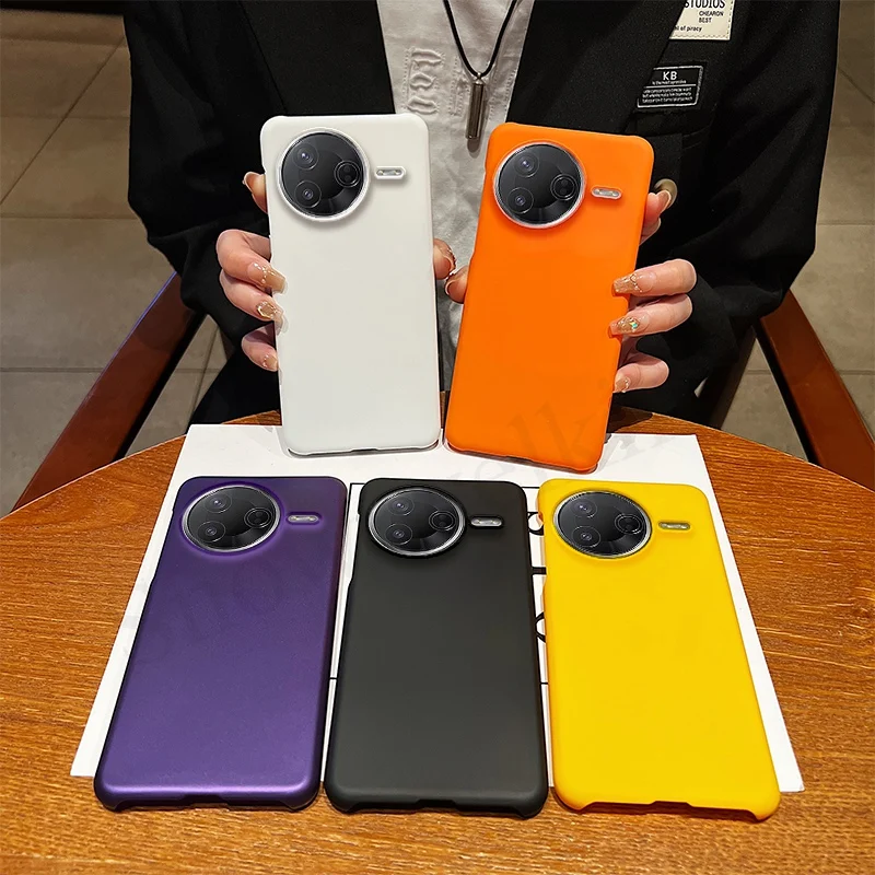 Funda de plástico duro mate de lujo para Xiaomi Poco F7 Pro PocoF7 F6 F5 F4 F3 F2 Ultra Pro, funda trasera de PC antihuellas para teléfono - imagen 2