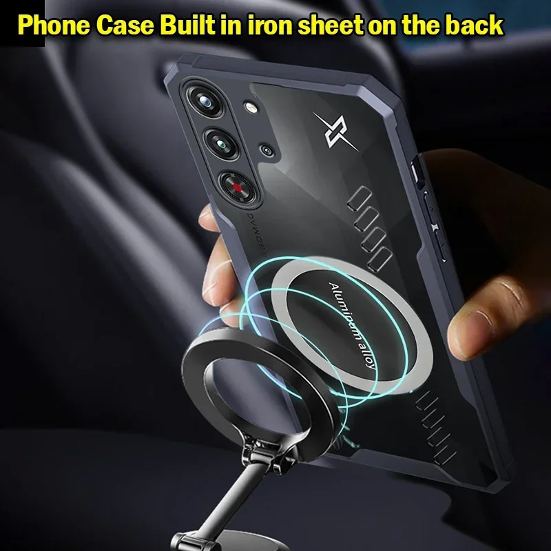 Capa transparente para Red Magic 10 Pro Plus, Funda protectora transparente contra disipación de calor para teléfono Nubia RedMagic 10 Pro + Funda - imagen 3