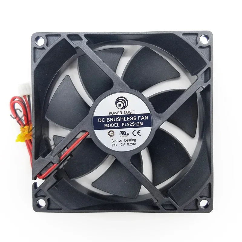 Nuevo para POWER PL92S12M 12V 9CM 9025 90*90*25MM ventilador disipador de calor de 2 líneas
