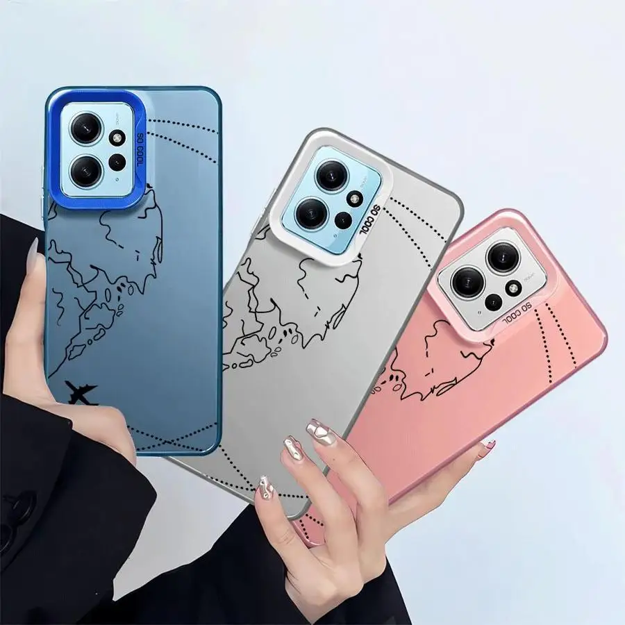 Funda de teléfono suave para Xiaomi Redmi A1 A2 Plus K60 10C 12C 9T 14C 13C 9C patrón de avión - imagen 2