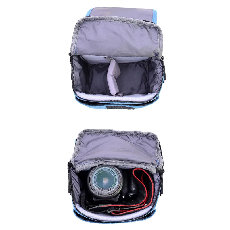 Bolsa para cámara DSLR para Canon EOS R100 R10 R50 R7 RP 250D 200D M200 M50 M6 SX70 SX60 Nikon ZFC Z50 Z30 Z5 D3500 B700 B600 P530 P610 - imagen 4