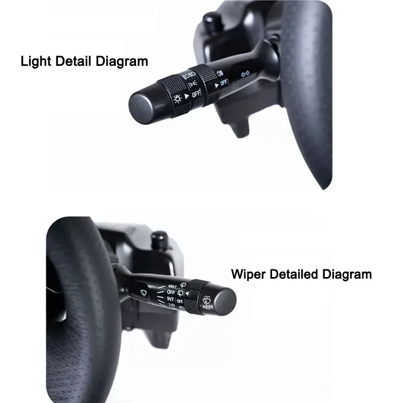 Euro Truck Simulator Games Kit de reequipamiento de limpiaparabrisas de señal de giro de volante para Logitech G29 G27 G920 - imagen 4