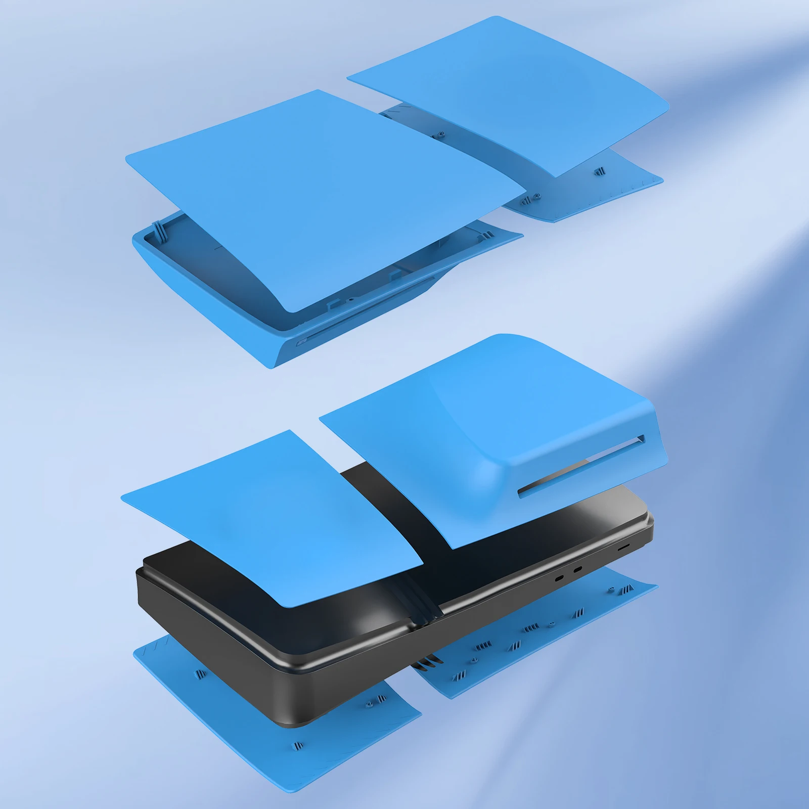 Placas de cubierta para nuevos paneles de carcasa de consola PS5 Pro compatibles con accesorios PlayStation5 Pro placa frontal protectora de repuesto - imagen 4