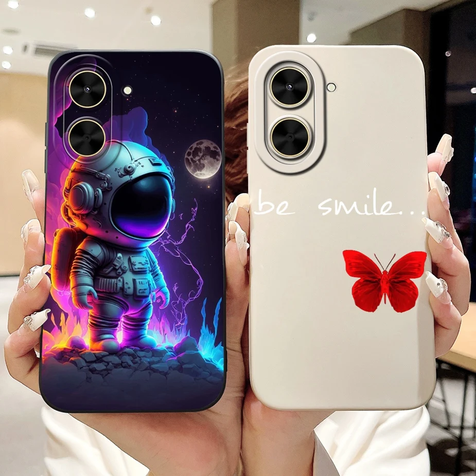 Para Xiaomi Redmi A5 4G funda Poco C71 Linda funda de dibujos animados de moda suave TPU mate funda de teléfono para Xiaomi Poco C71 RedmiA5 NFC Fundas - imagen 2
