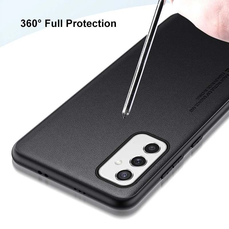 Funda de cuero PU de lujo para Samsung Galaxy M52 5G, funda trasera de silicona a prueba de golpes, funda de teléfono con protección para Samsung M52 5G - imagen 5