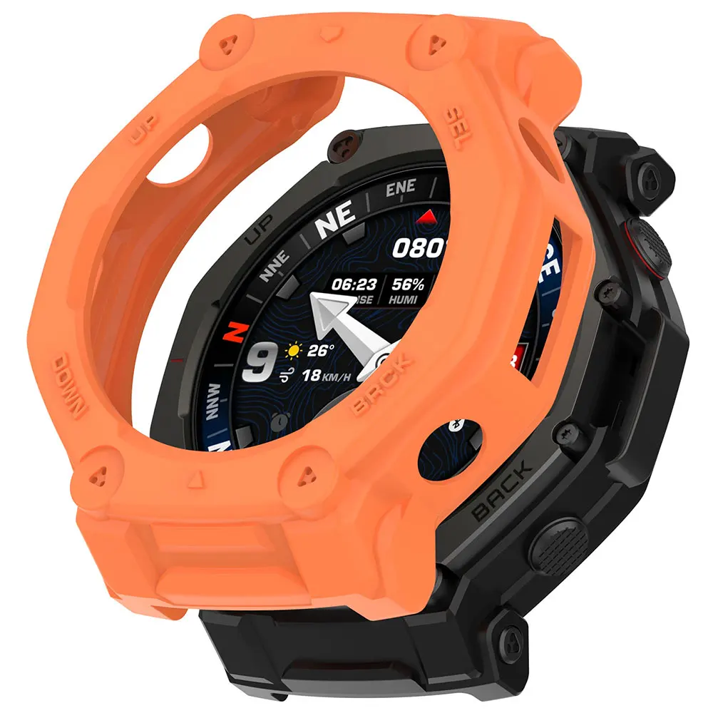 Funda + película de vidrio templado para Huami Amazfit t-rex 3 Pro 48mm Protector de pantalla de TPU y cubierta protectora de parachoques Amazfit T-Rex3 Pro - imagen 5