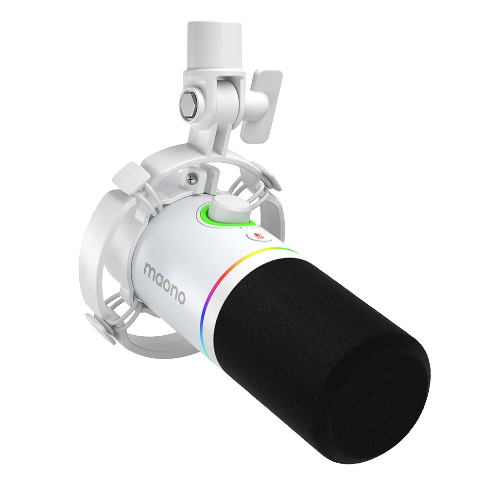 Maono PD200X RGB micrófono para juegos micrófono dinámico USB/XLR micrófono de modo Dual micrófono de Podcast RGB USB micrófono para juegos micrófono XLR - imagen 2