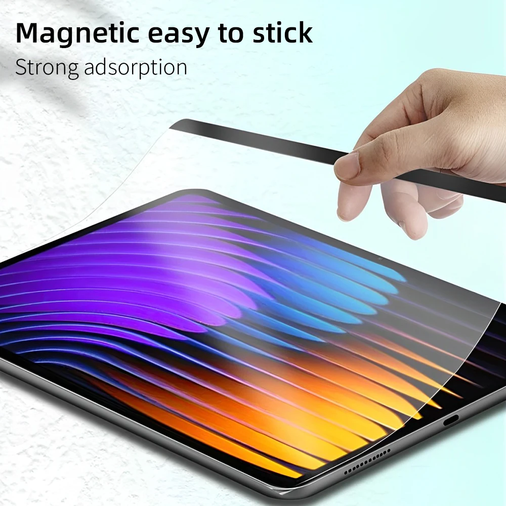 Para xiaomi pad 6 protector de pantalla magnético para xiaomi pad 7 7 Pro 11,2 pulgadas Mi Pad 5 5 Pro 6 Pro 11 pulgadas película de escritura mate esmerilado - imagen 4