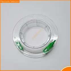 Cable de Fibra Óptica FTTH Gigabit Transparente para Interior