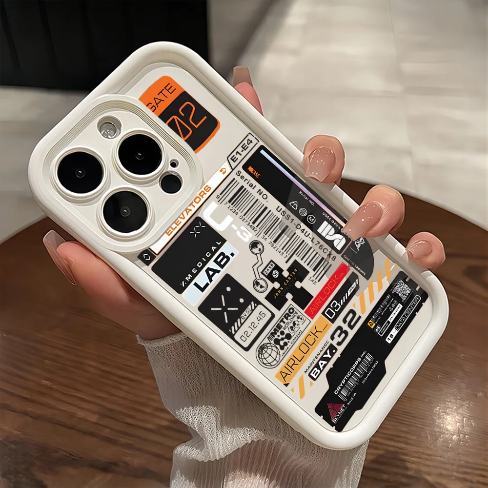 Funda de teléfono creativa para Samsung Galaxy A17 A07 A06 A26 A16 A35 A55 A25 A05s A15 A54 A34 A36 A24 4G 5G, funda trasera suave - imagen 2