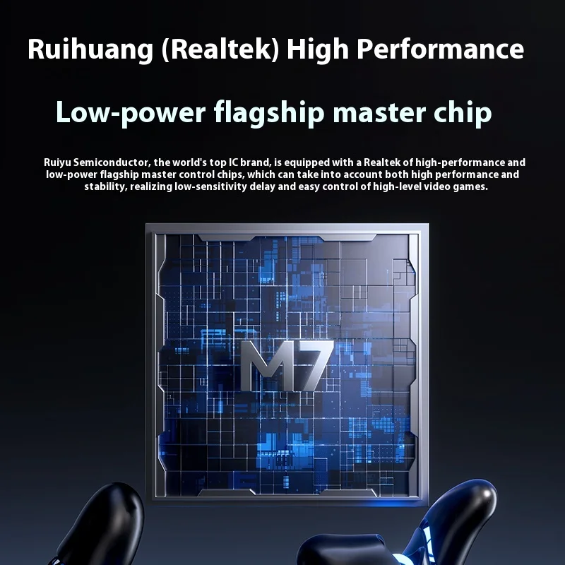 Ratón Mchose M7 Ultra 8K, ratón inalámbrico para juegos Paw3950, 3 modos, ligero, de baja latencia, accesorios para ordenador portátil personalizados - imagen 5