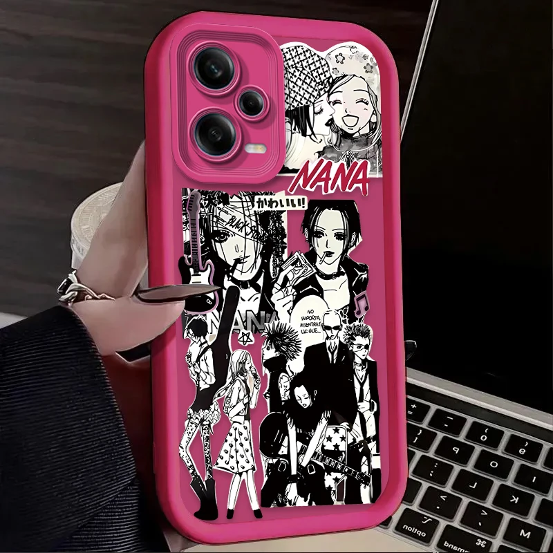 Cool Anime Oosaki Nana funda para Xiaomi Redmi Note 13 14 12 11 Pro Plus 5G 14S 12S 11S 10S 10 9 Redmi 14C 13C 12C 12 4G - imagen 3