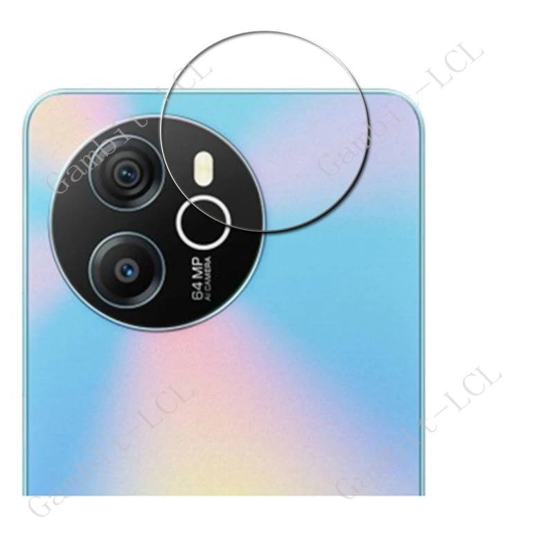 2 uds 9H HD película de lente de cámara para Blackview Oscal Tiger 12 6,78 Tiger12 Tiger12 Shark 8 Shark8 cubierta protectora trasera de vidrio templado - imagen 2