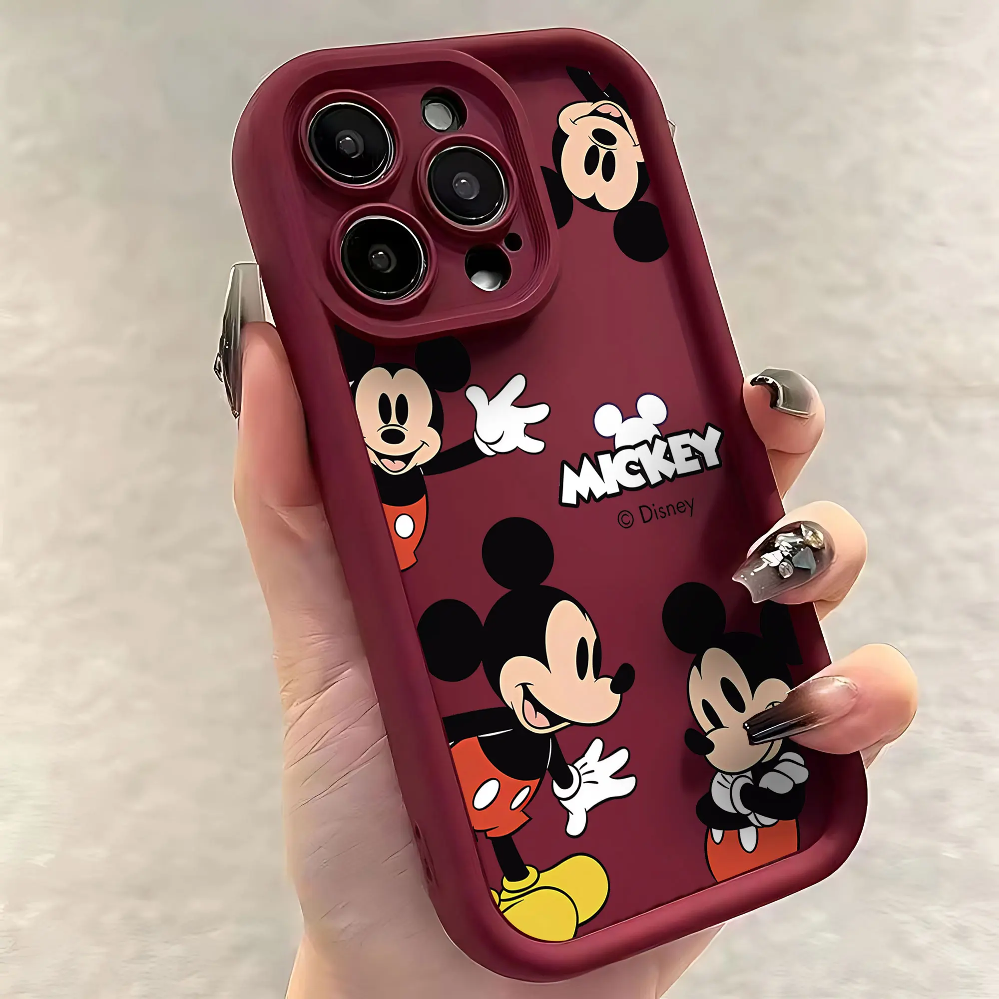 Funda de teléfono Disney Mickey Minnie Mouse para Xiaomi Redmi 9A 9C 10 10C 12 12C K30 K40 K50 Note 10 11 12 13 Pro 5G - imagen 5