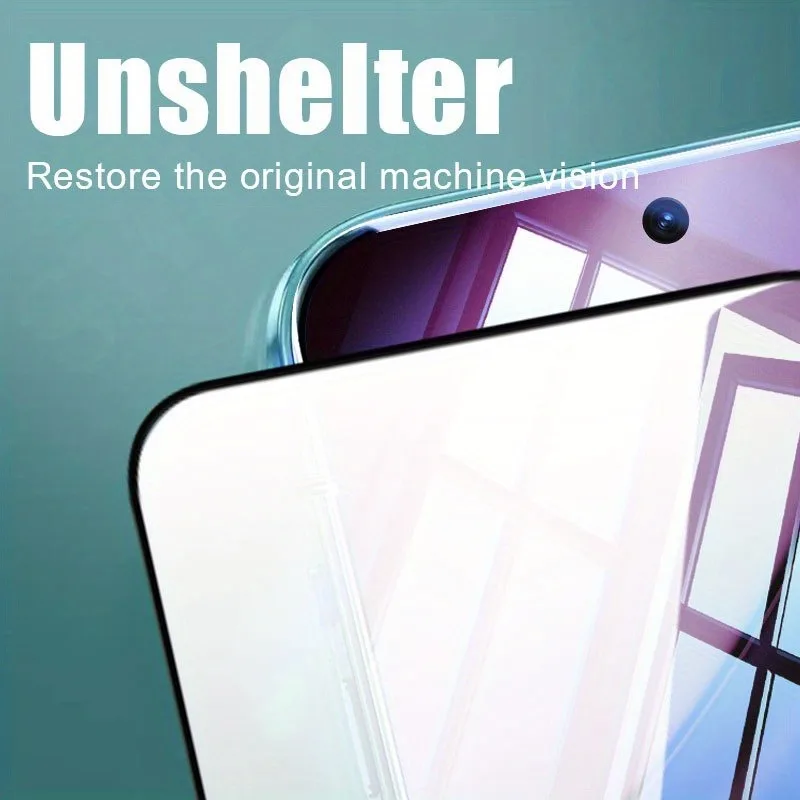 Paquete de 2 protectores de pantalla de vidrio templado HD de cobertura completa adecuados para Xiaomi POCO F7 Pro F6 Pro F5 F4 F3 F2 X7 Pro X6 X5 X4 X3 X2 - imagen 2