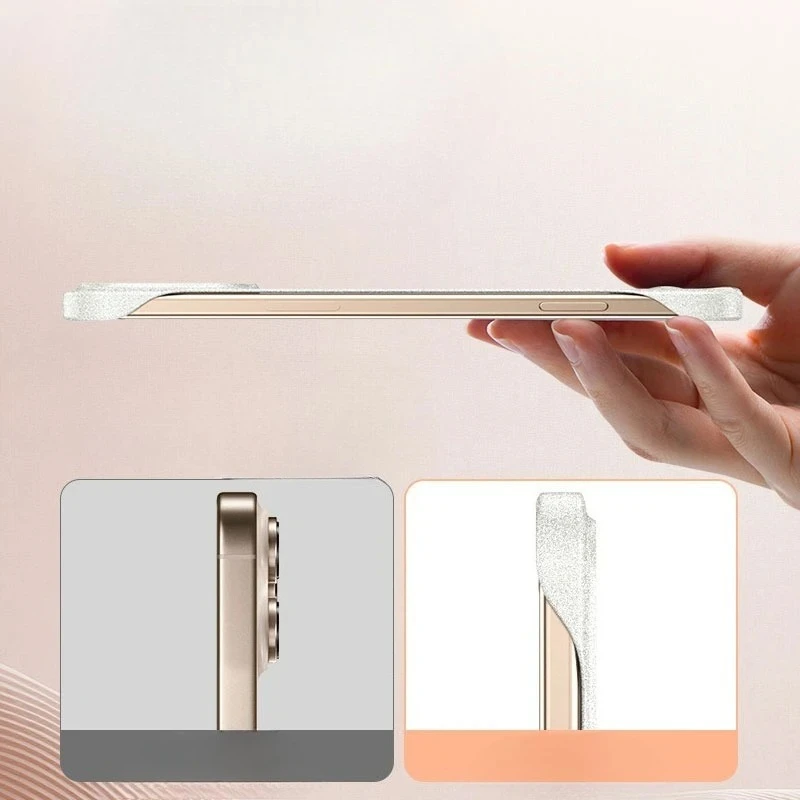 Funda para vivo X300 Pro, funda a prueba de golpes de piedra arenisca sin marco para VIVO X300 X300Pro, cubierta protectora de lente de PC dura ultrafina - imagen 4