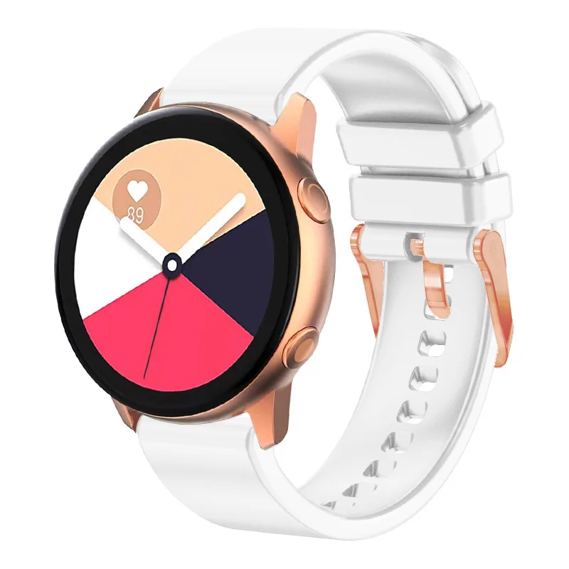 Correa de silicona de 20mm para reloj Huami Amazfit GTS 4 Mini /GTS 3 /GTS 2 2e, pulsera para Amazfit Bip U Pro /Bip 3 Pro - imagen 3