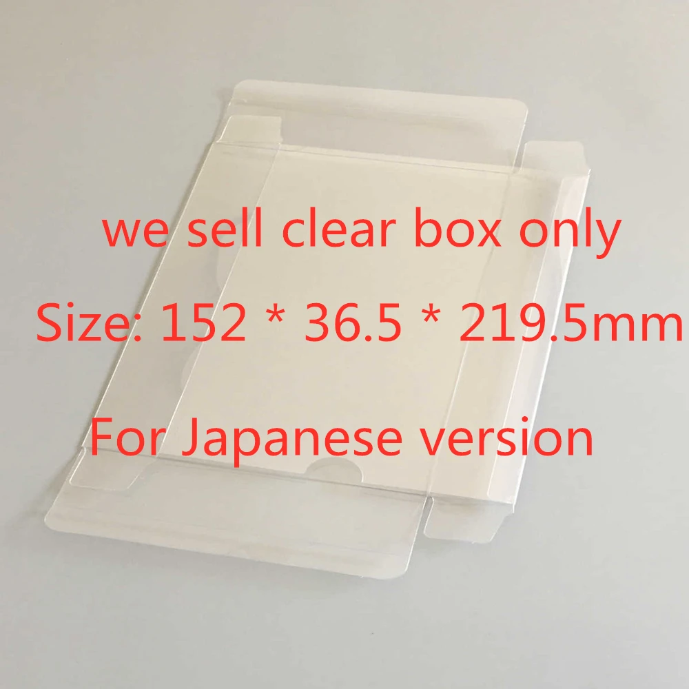 Protector de caja transparente para Nintendo GAME BOY POCKET/GBP/Tamagotchi, caja de almacenamiento TEP, estuche de exhibición transparente - imagen 3