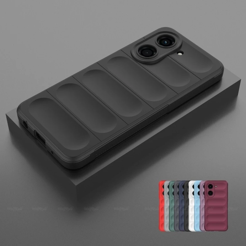 Para Poco C71 funda Poco C71 Capas nuevo teléfono a prueba de golpes parachoques trasero suave TPU lente protectora para Fundas Xiaomi Poco C71 C 71