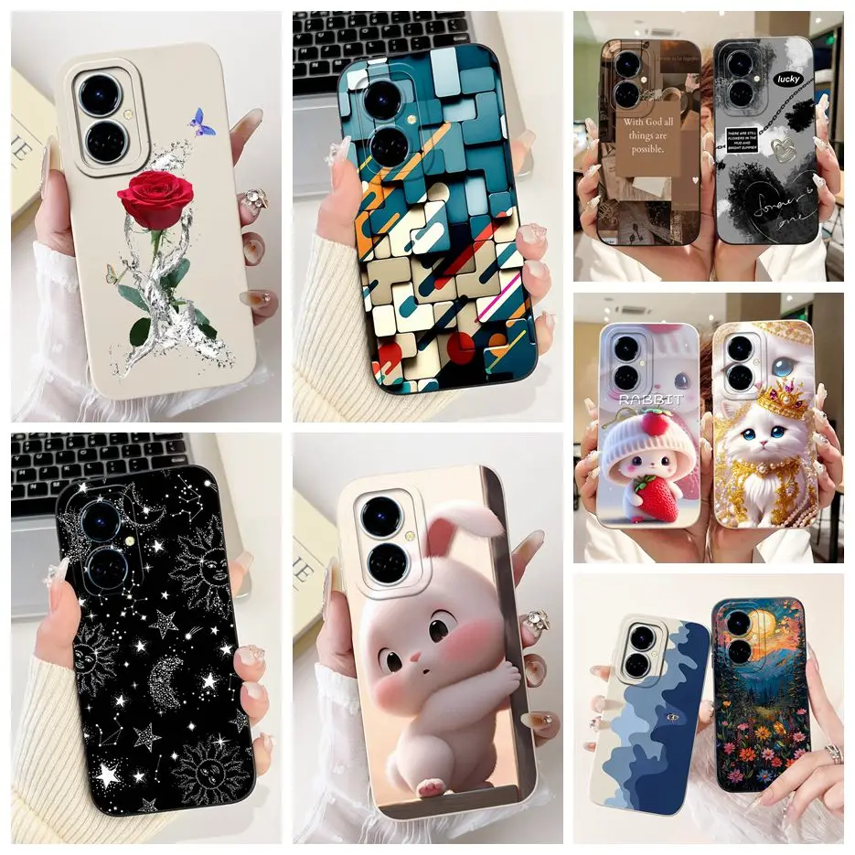 Para Tecno Camon 19 Pro 5G funda CI7n nueva funda pintada de lujo de caramelo funda de teléfono suave de TPU para Tecno Camon 19 Neo Camon19 Pro Fundas