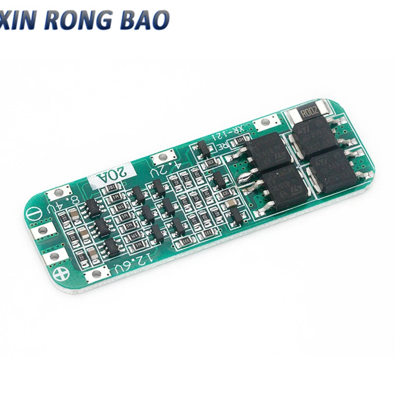 Placa de protección del cargador de batería de litio 3S 20A 18650 BMS para Motor de taladro 111,1 V 12V 12,6 V mejora el equilibrio - imagen 3
