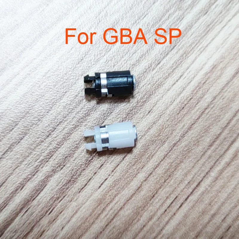 Bisagra de eje giratorio de eje de bisagra negra OEM, 1 unidad, 2 uds., para Nintendo GBA SP