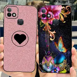 Funda Silicona Infinix Hot 10i X659B y Hot 10 X682B - Corazón Mariposa