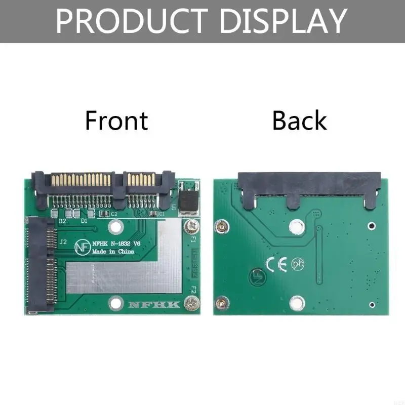 Adaptador Universal Mini PCIE SSD 462E mSATA a módulo convertidor SATA3 2,5 pulgadas 6Gbps rápidamente unidad en - imagen 2