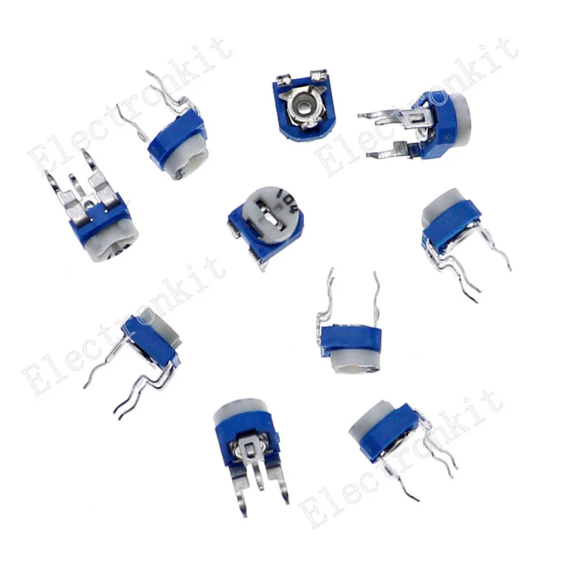 100 Uds 10 valores RM065 Kit surtido de potenciómetros Trimpot Horizontal 500Ω 1kΩ 2kΩ 5kΩ 10kΩ 20kΩ 50kΩ 100kΩ 200kΩ 1MΩ - imagen 5
