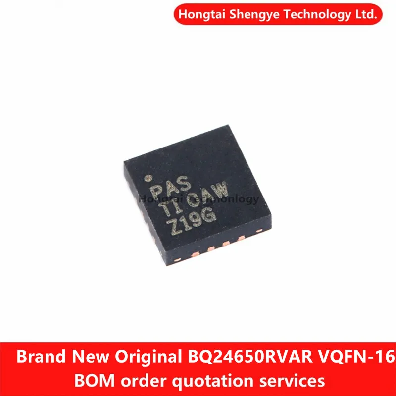 Nuevo Chip controlador de carga de batería Original BQ24650RVAR serigrafía PAS VQFN-16