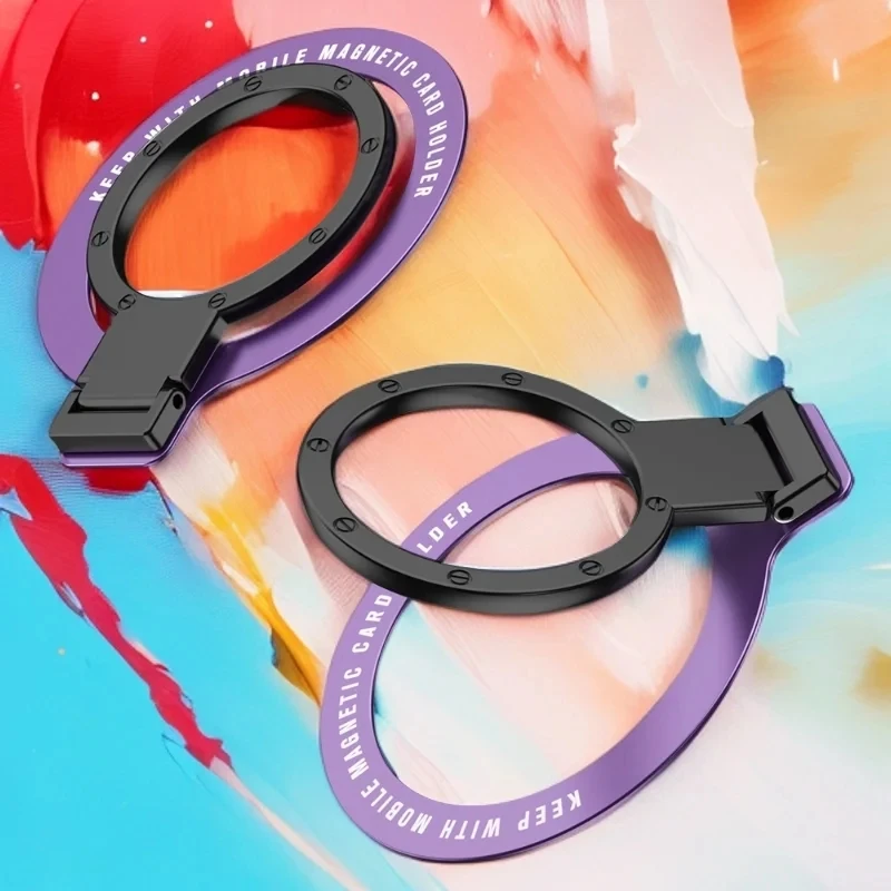 Soporte de anillo para teléfono móvil, soporte de rotación de grado de agarre para dedo, Compatible con iPhones, carga inalámbrica - imagen 2