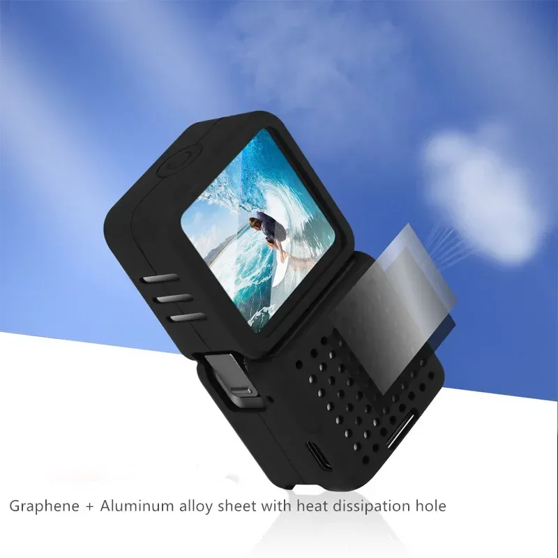 Funda protectora de silicona para DJI Osmo Action 2, resistente a los arañazos, a prueba de polvo, accesorios para Cámara de Acción