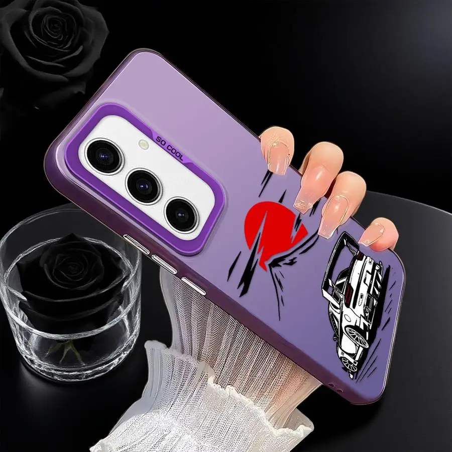 Funda japonesa Drift Car para Samsung Galaxy A22 A52 A23 A53 A24 A73 A26 A25 A36 A33 A34 A32 funda trasera para teléfono - imagen 2