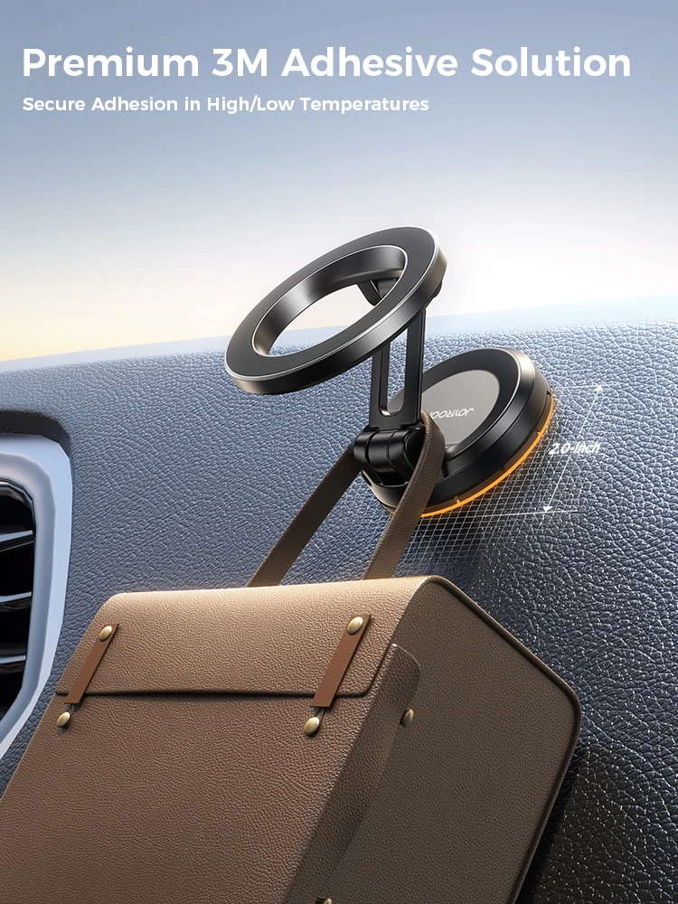Joryoom soporte magnético para teléfono de coche soporte plegable Universal fuerte para teléfono para coche para iPhone 16 15 14 13 12 Pro Max JR-ZS505 - imagen 5