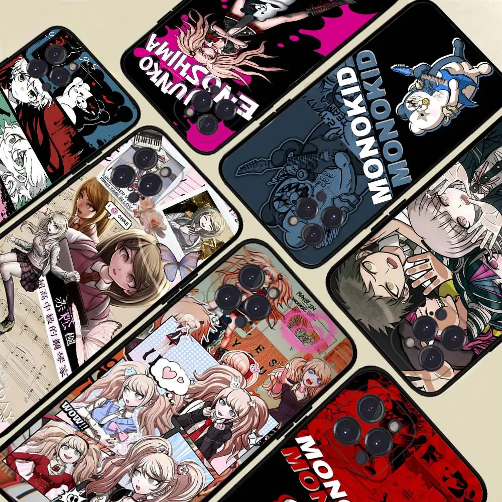 Juego de Anime Danganronpa funda de teléfono para iPhone 16 15 14 13 12 Mini 11 Pro XS Max X XR SE 6 7 8 Plus funda de silicona suave - imagen 3