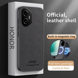 Huawei Honor 300 Pro 5G Funda MagSafe cuero con soporte magnetico
