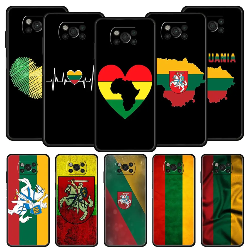 Funda de teléfono con bandera de Austria para Xiaomi, carcasa suave con NFC, modelos Poco X6, X5 Pro, X4, X3, F5 Pro, F4, F3, GT, M5, M4 Pro, 5G, M3, C51, C50, C55